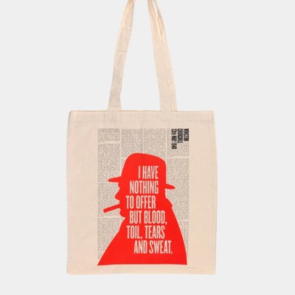 SET OF 2 CANVAS CHURCHILL & MUSEUM TOTES - Picture 3 of 16